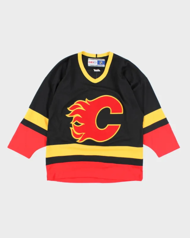 Vintage 2000's CCM Calgary Flames NHL Jersey - M sold by Rokit