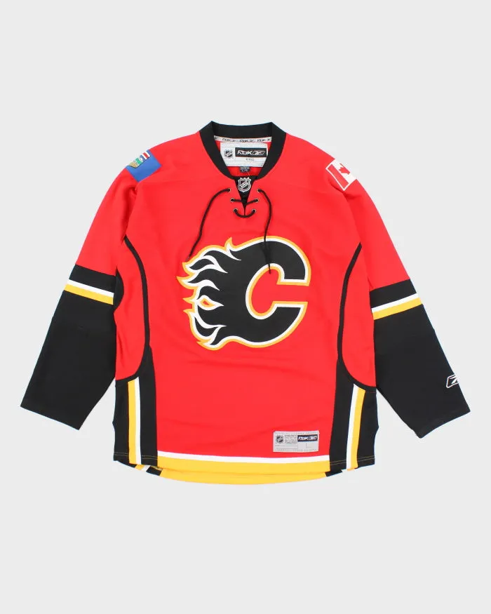 Vintage 2000's CCM Calgary Flames NHL Jersey - L sold by Rokit