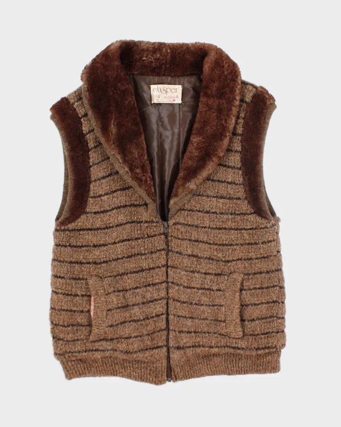 Vintage Jasper Wool & Sheepskin Gilet - M sold by Rokit