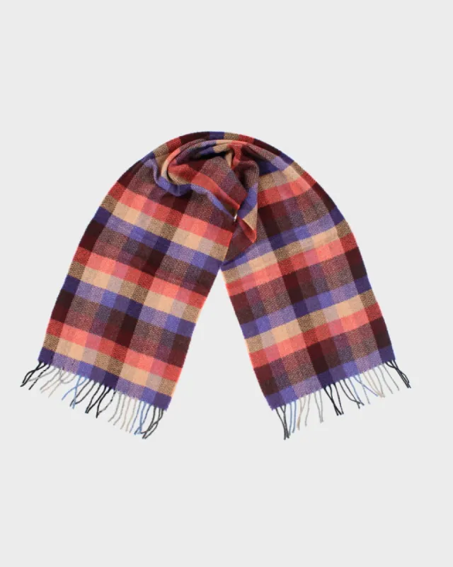 Hilary Radley Wool Blend Checked Scarf sold by Rokit