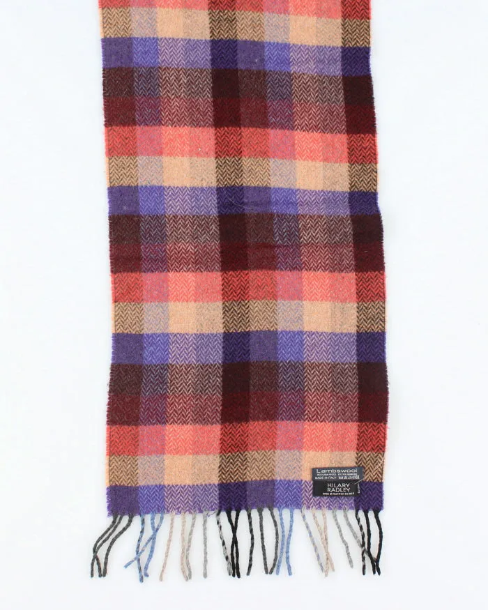 Hilary Radley Wool Blend Checked Scarf sold by Rokit product image thumbnail 3