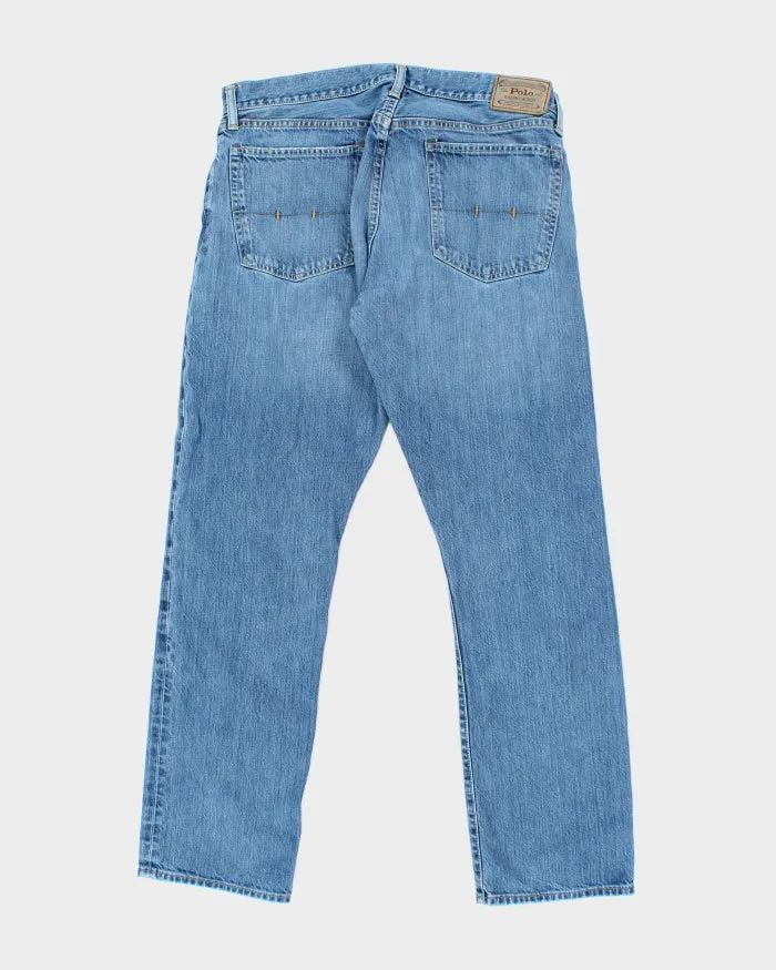 Vintage Y2K Polo Ralph Lauren Medium Wash Relaxed Fit Jeans - W36 L31 sold by Rokit product image thumbnail 2