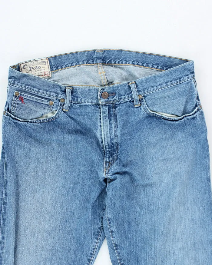 Vintage Y2K Polo Ralph Lauren Medium Wash Relaxed Fit Jeans - W36 L31 sold by Rokit product image thumbnail 3