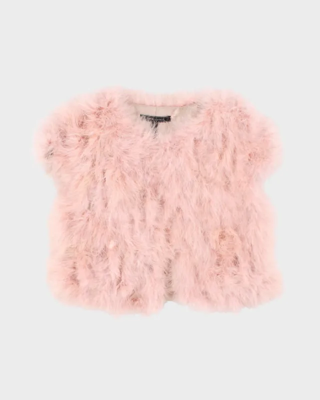 BCBG Max Azria Feather Gillet - M sold by Rokit
