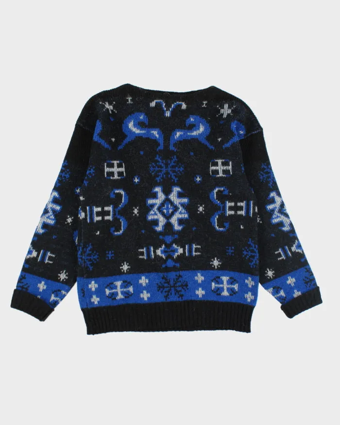 Vintage Street Sport Wool Jumper - M sold by Rokit