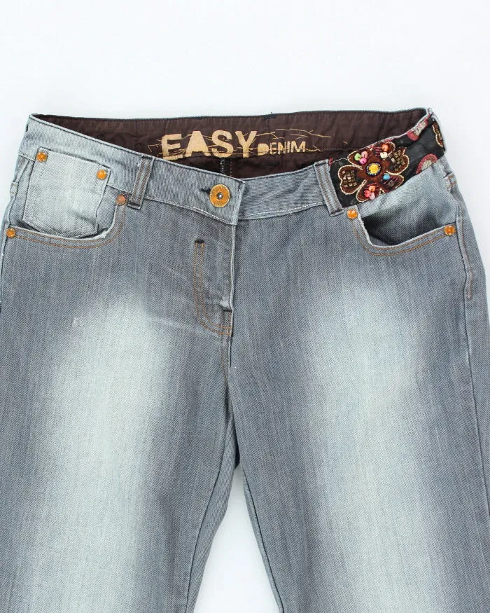 Y2k 00s Nkd Beaded Embroidered Jeans - W32 L32 sold by Rokit product image thumbnail 3