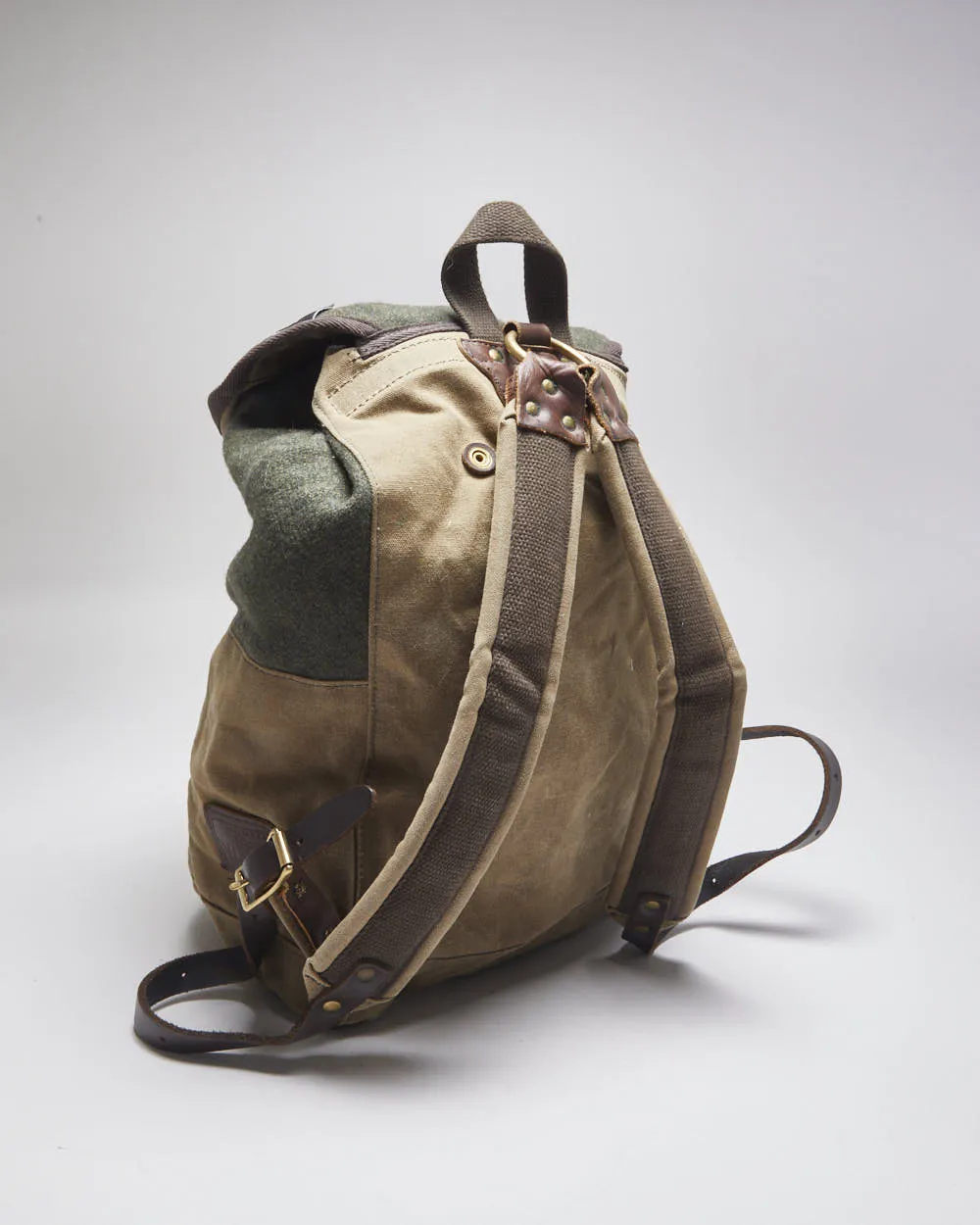 Woolrich x Frost River Wool & Canvas Rucksack sold by Rokit product image thumbnail 2