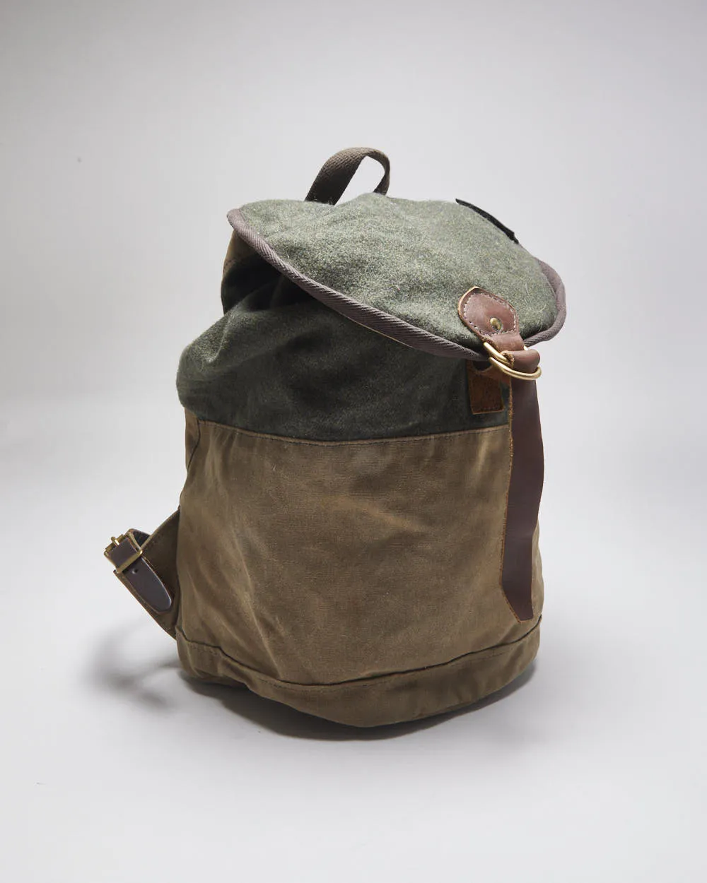 Woolrich x Frost River Wool & Canvas Rucksack sold by Rokit