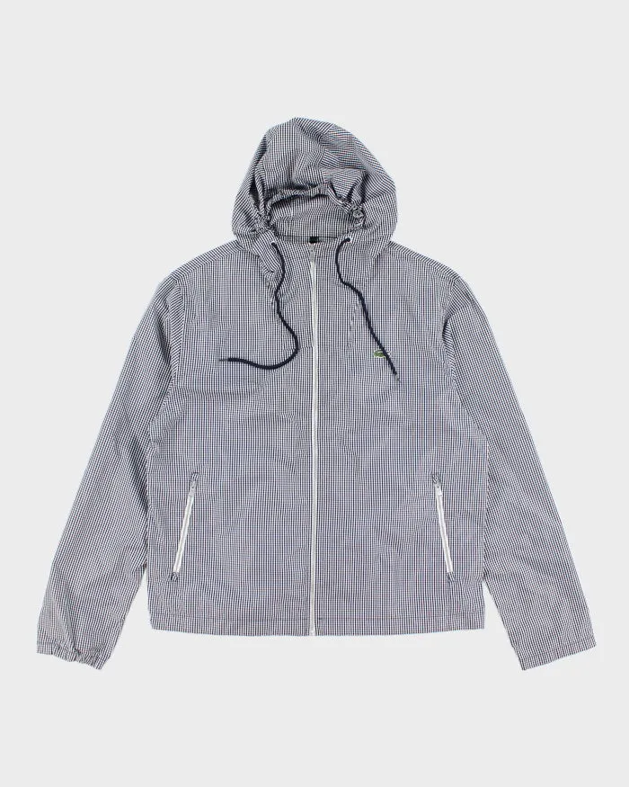 Lacoste Checked Waterproof Hooded Jacket - L sold by Rokit