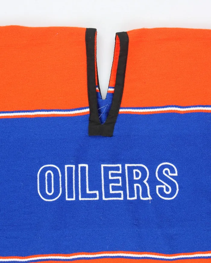 Vintage 90's Edmonton Oilers NHL Sleeveless Poncho - OS sold by Rokit product image thumbnail 3