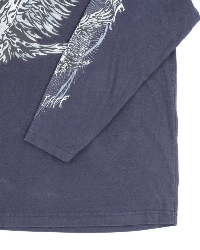 Y2k 00s Eagle Tattoo Long Sleeve T-shirt - S sold by Rokit product image thumbnail 4