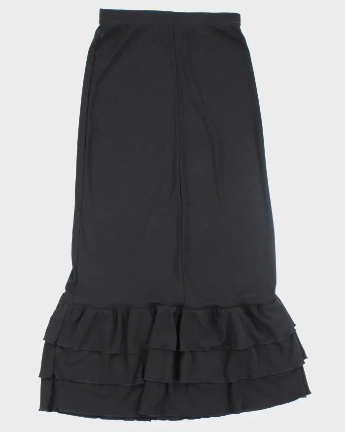 Y2k 00s Black Tiered Skirt - XS sold by Rokit product image thumbnail 2