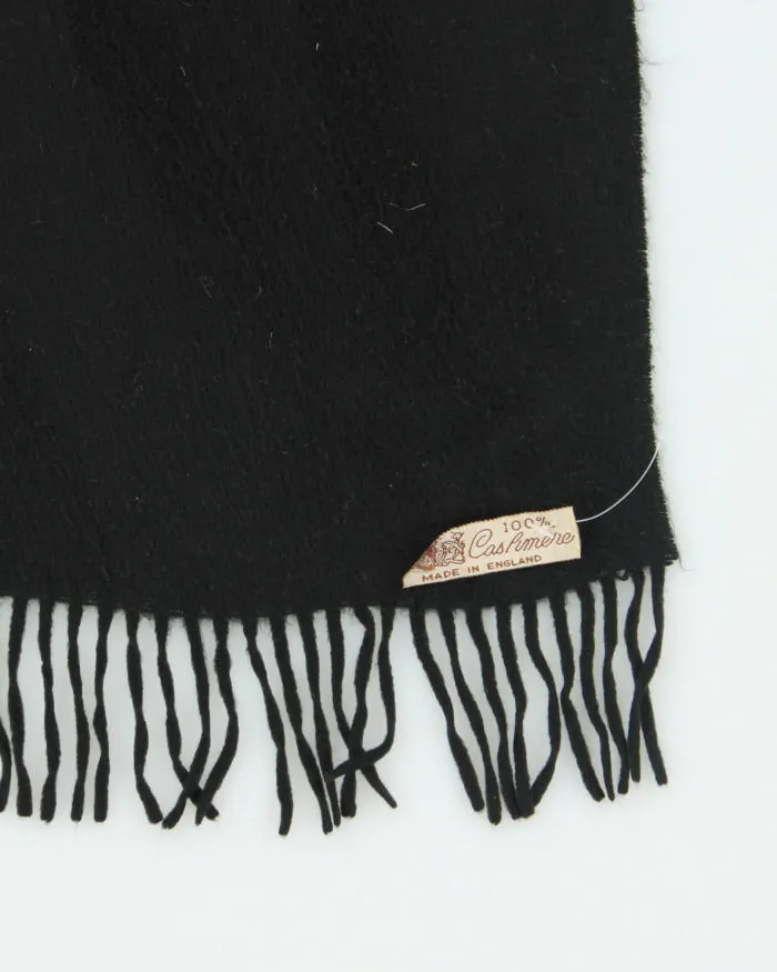 Vintage Cashmere Black Scarf sold by Rokit product image thumbnail 4