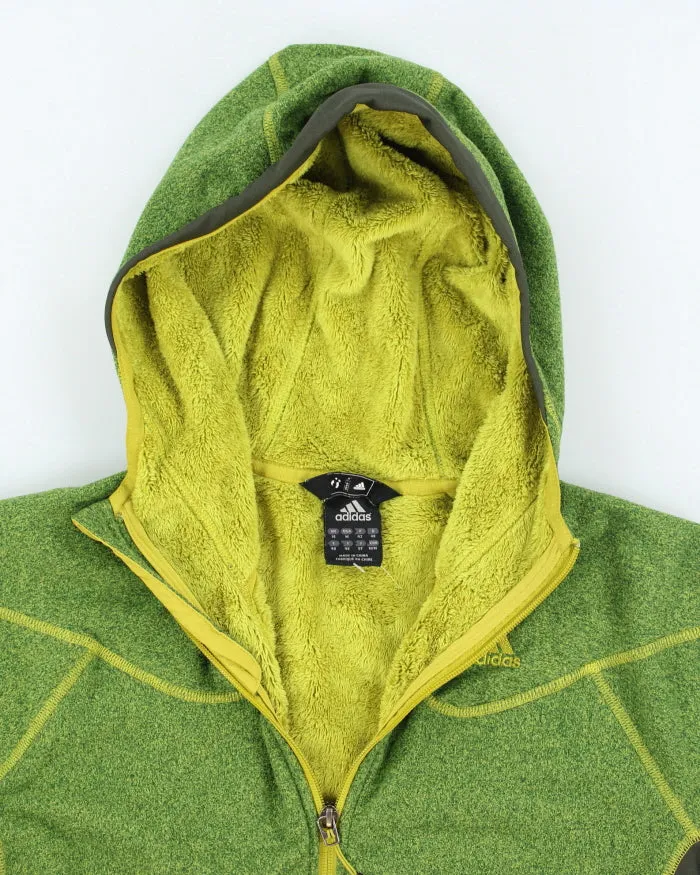 Adidas Green Hooded Lined Fleece - M sold by Rokit product image thumbnail 3