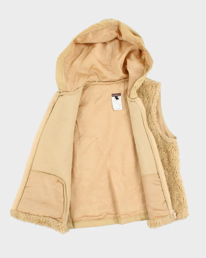 Vintage Le Chateau Faux Hooded Gilet - M sold by Rokit product image thumbnail 4