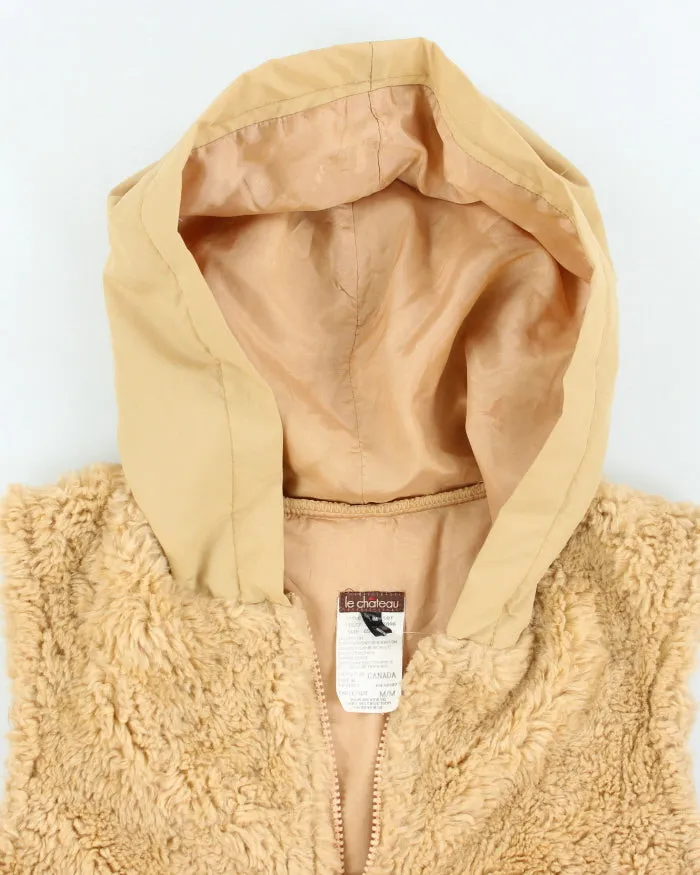 Vintage Le Chateau Faux Hooded Gilet - M sold by Rokit product image thumbnail 3