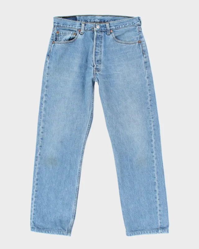 Vintage 90's Levi's 501 Light Wash Jeans - W30 L27 sold by Rokit