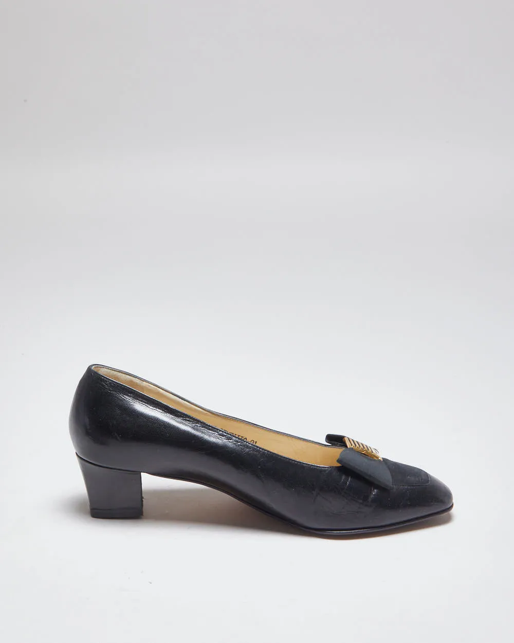 Bally Leather Heeled Loafers- UK5 sold by Rokit product image thumbnail 2