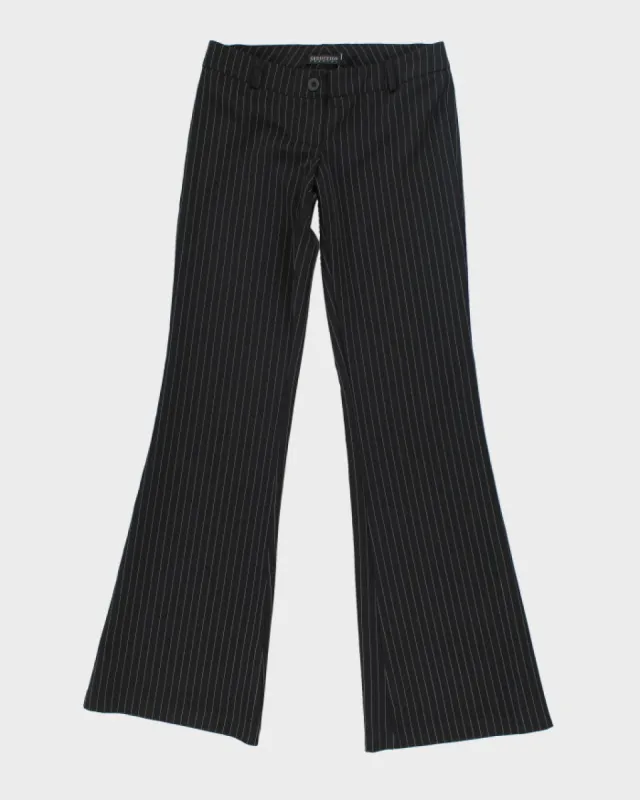 Y2k 00s Seduction Flare Pin Stripe Trousers - W28 L33 sold by Rokit