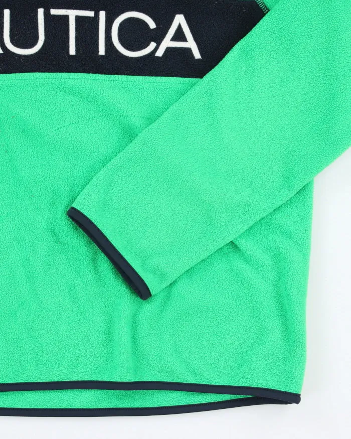 Vintage Nautica Two Tone Half Button Fleece - S sold by Rokit product image thumbnail 4