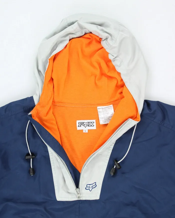 Vintage 90's Fox Motocross Racing Pullover Lined Hooded Jacket - L sold by Rokit product image thumbnail 3