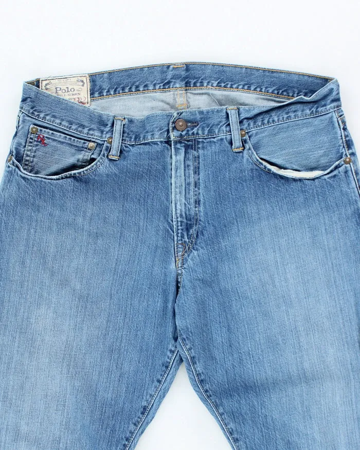 Vintage Y2K Polo Ralph Lauren Medium Wash Relaxed Fit Jeans - W36 L30 sold by Rokit product image thumbnail 3