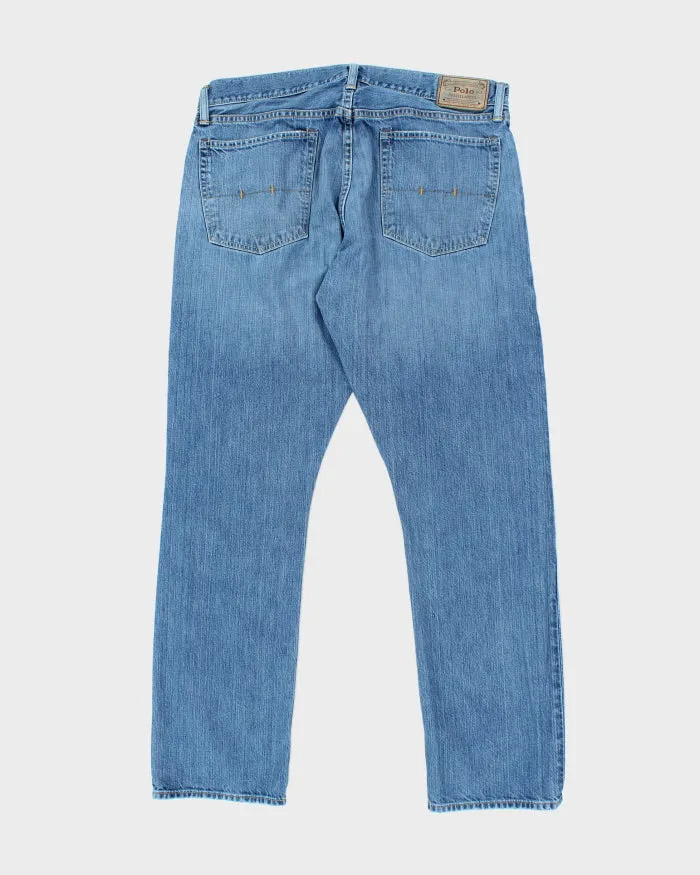 Vintage Y2K Polo Ralph Lauren Medium Wash Relaxed Fit Jeans - W36 L30 sold by Rokit product image thumbnail 2