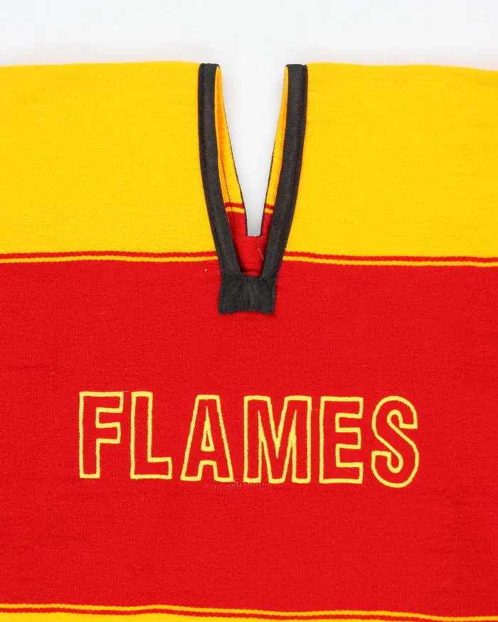 Vintage 90's Calgary Flames NHL Sleeveless Poncho - OS sold by Rokit product image thumbnail 3