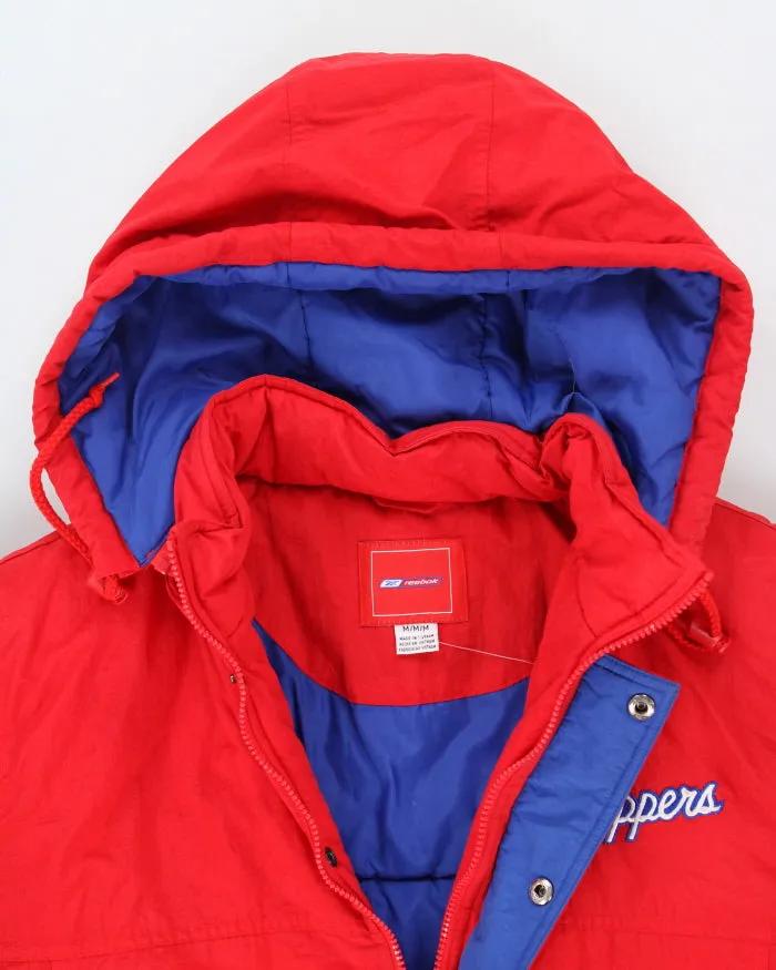 Vintage 90's Reebok LA Clippers NBA Hooded Jacket - M sold by Rokit product image thumbnail 4