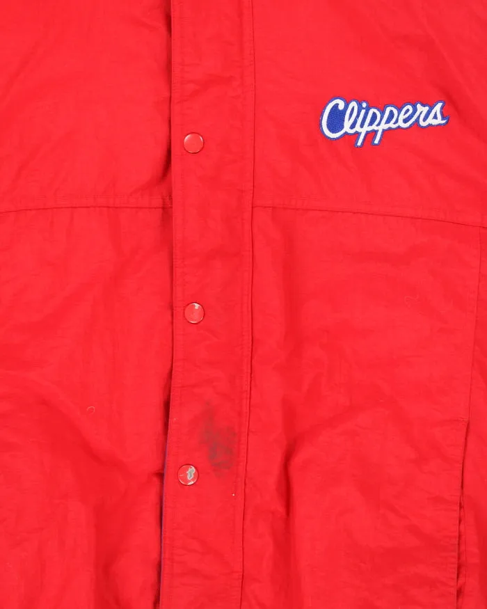 Vintage 90's Reebok LA Clippers NBA Hooded Jacket - M sold by Rokit product image thumbnail 3