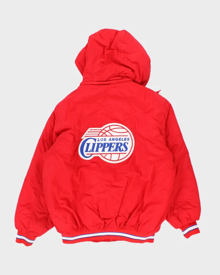 Vintage 90's Reebok LA Clippers NBA Hooded Jacket - M sold by Rokit product image thumbnail 2