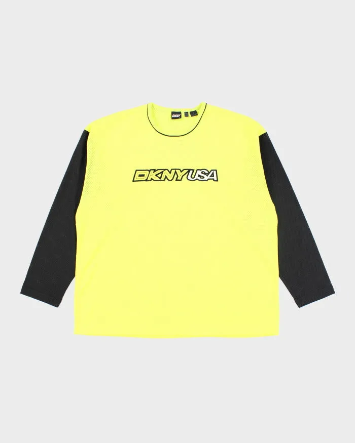 Vintage Y2K DKNY Embroidered Oversized Jersey - XL sold by Rokit