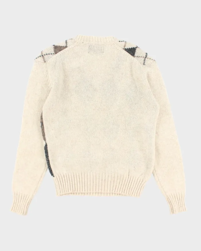 Vintage Club International Wool Argyle Knit Jumper - M sold by Rokit product image thumbnail 2