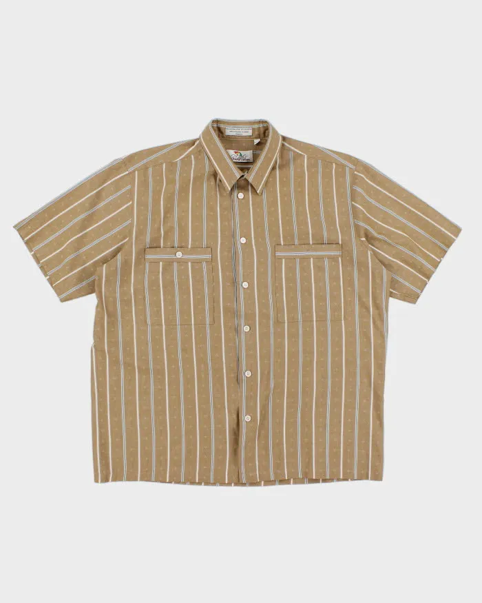 Vintage 90s Arnold Palmer Striped Shirt - L sold by Rokit
