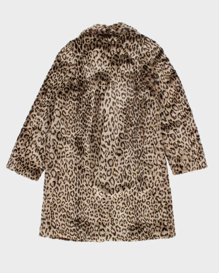 Vintage Nuage Leopard Faux Fur Coat - M sold by Rokit product image thumbnail 2