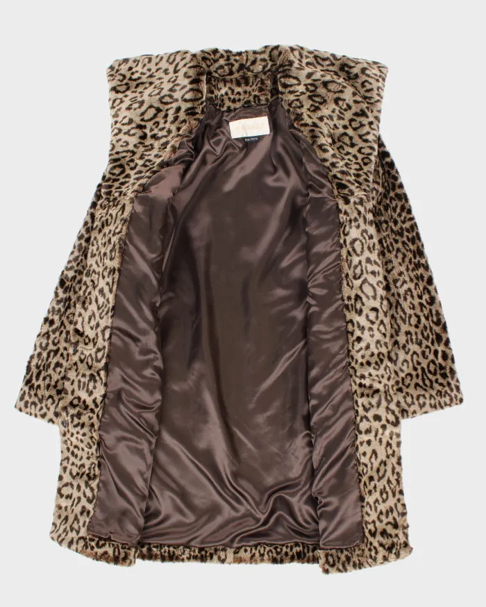 Vintage Nuage Leopard Faux Fur Coat - M sold by Rokit product image thumbnail 5