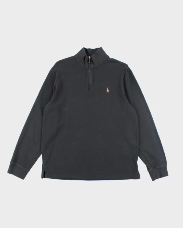 Polo Ralph Lauren Quarter-Zip Jumper - M sold by Rokit