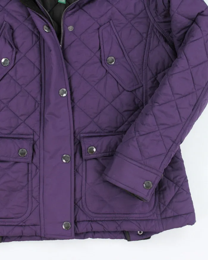 Vintage Women's Ralph Lauren Quilted Bomber Jacket - L sold by Rokit product image thumbnail 4
