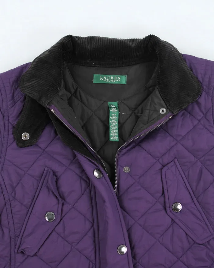 Vintage Women's Ralph Lauren Quilted Bomber Jacket - L sold by Rokit product image thumbnail 3
