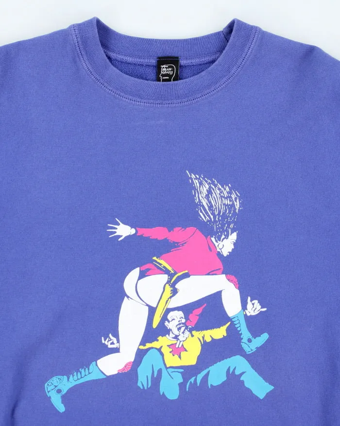 Braindead Scuba Lady Graphic Sweatshirt - M sold by Rokit product image thumbnail 3