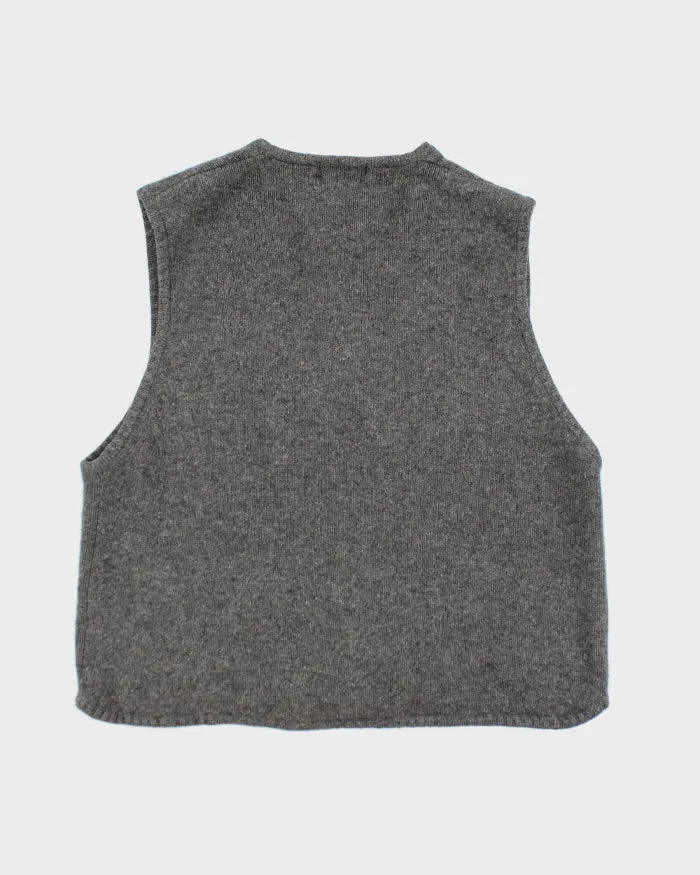 Vintage SJS Wool Button-up Tank - L sold by Rokit product image thumbnail 2