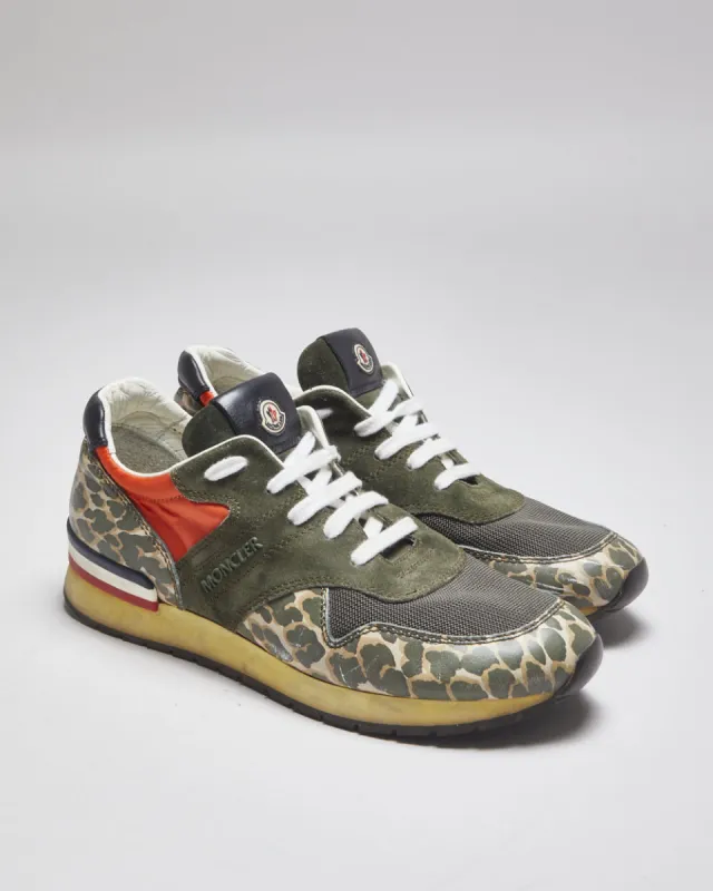 Vintage Moncler Multi Print Mesh Trainers - UK 7 made by Moncler