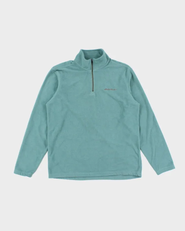 Eddie Bauer Quarter-Zip Fleece - M sold by Rokit