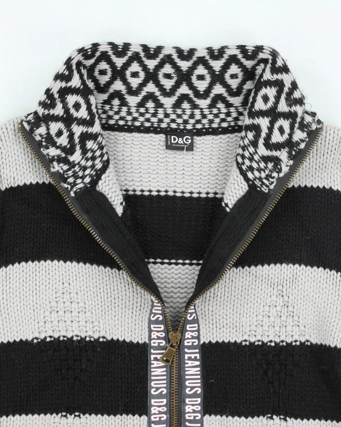 Dolce & Gabbana Knit Wool Blend Zip-up Cardigan - M sold by Rokit product image thumbnail 3