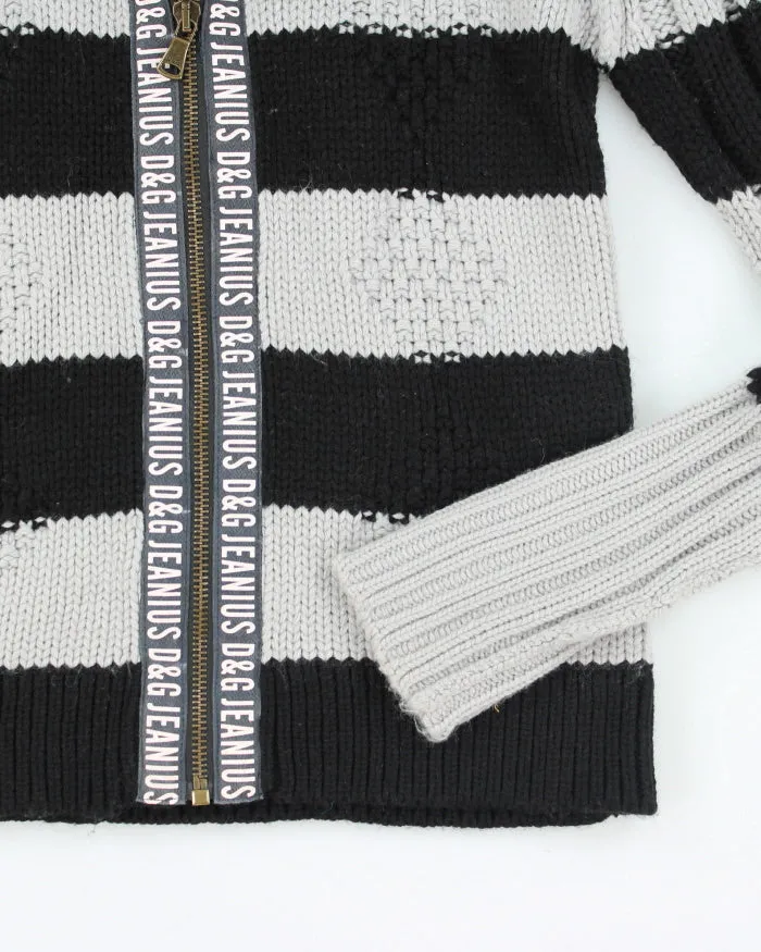 Dolce & Gabbana Knit Wool Blend Zip-up Cardigan - M sold by Rokit product image thumbnail 4