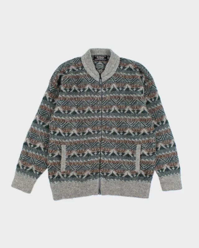 Vintage La Salino Wool Zip-up Jumper - XL sold by Rokit