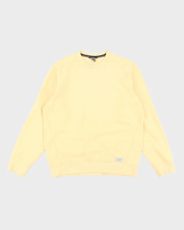 Eddie Bauer Yellow Sweatshirt - M made by Eddie Bauer
