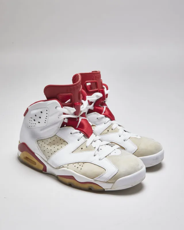 Vintage Nike Air Jordan 6 Retro Alternate Trainers - UK 8 made by Rokit