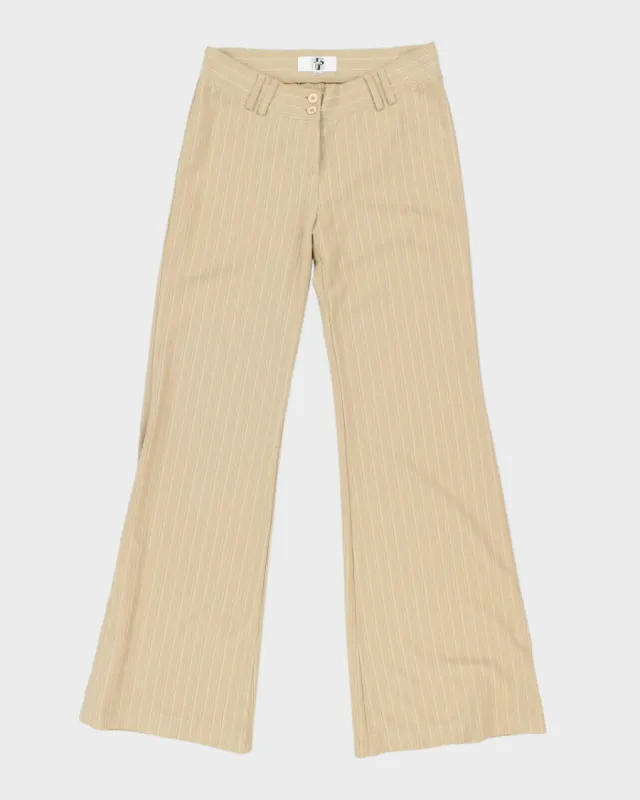 Vintage 90s Brown Stripe Trousers - W30 L33 sold by Rokit