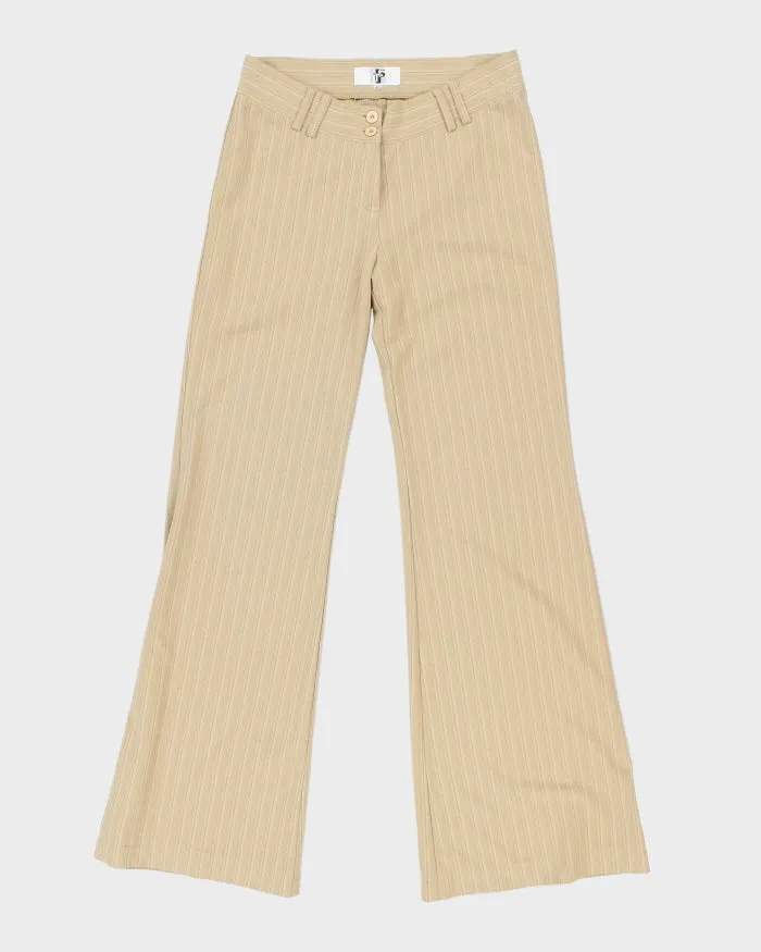 Vintage 90s Brown Stripe Trousers - W30 L33 sold by Rokit